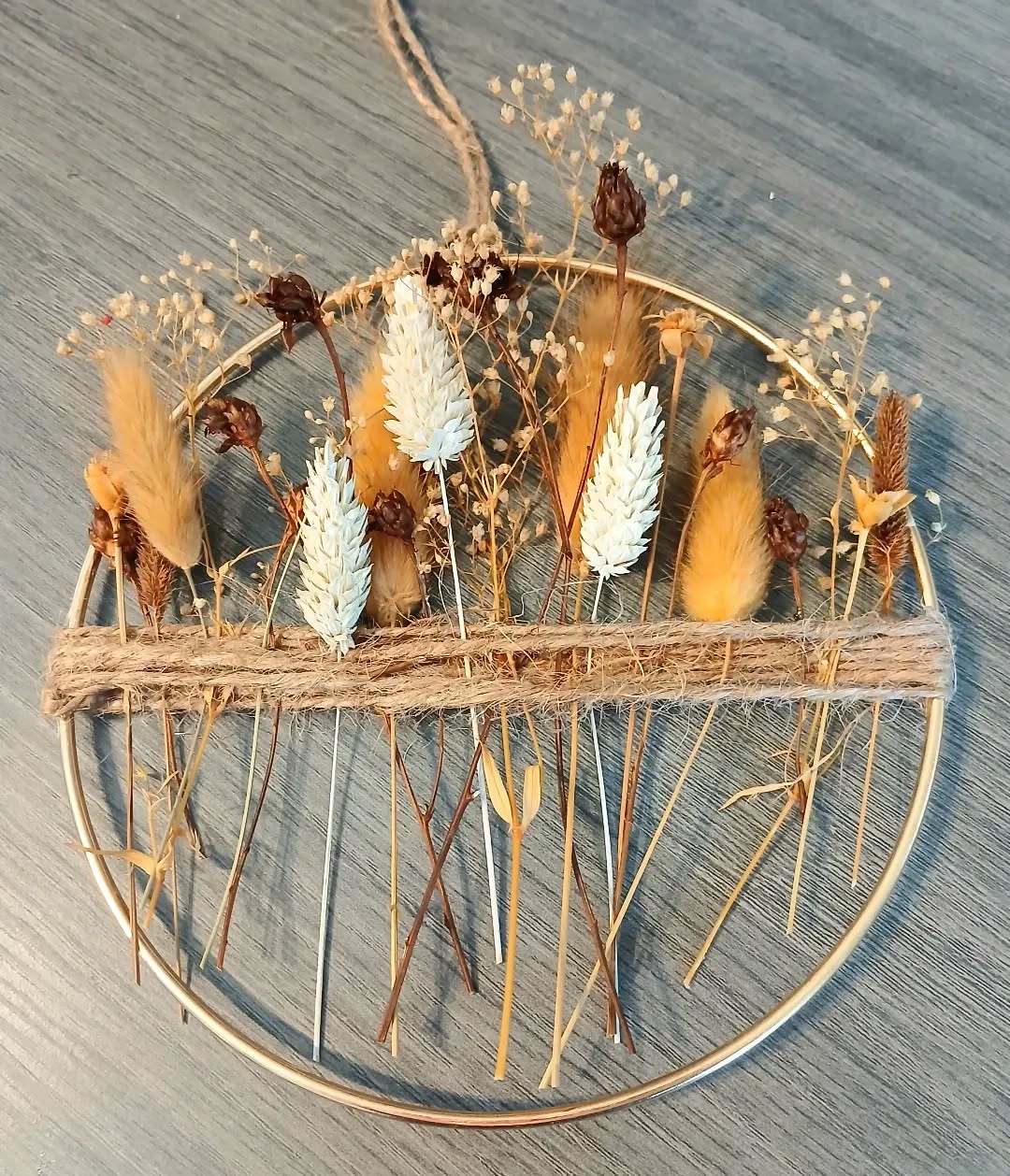 Dried Floral Hoop Class