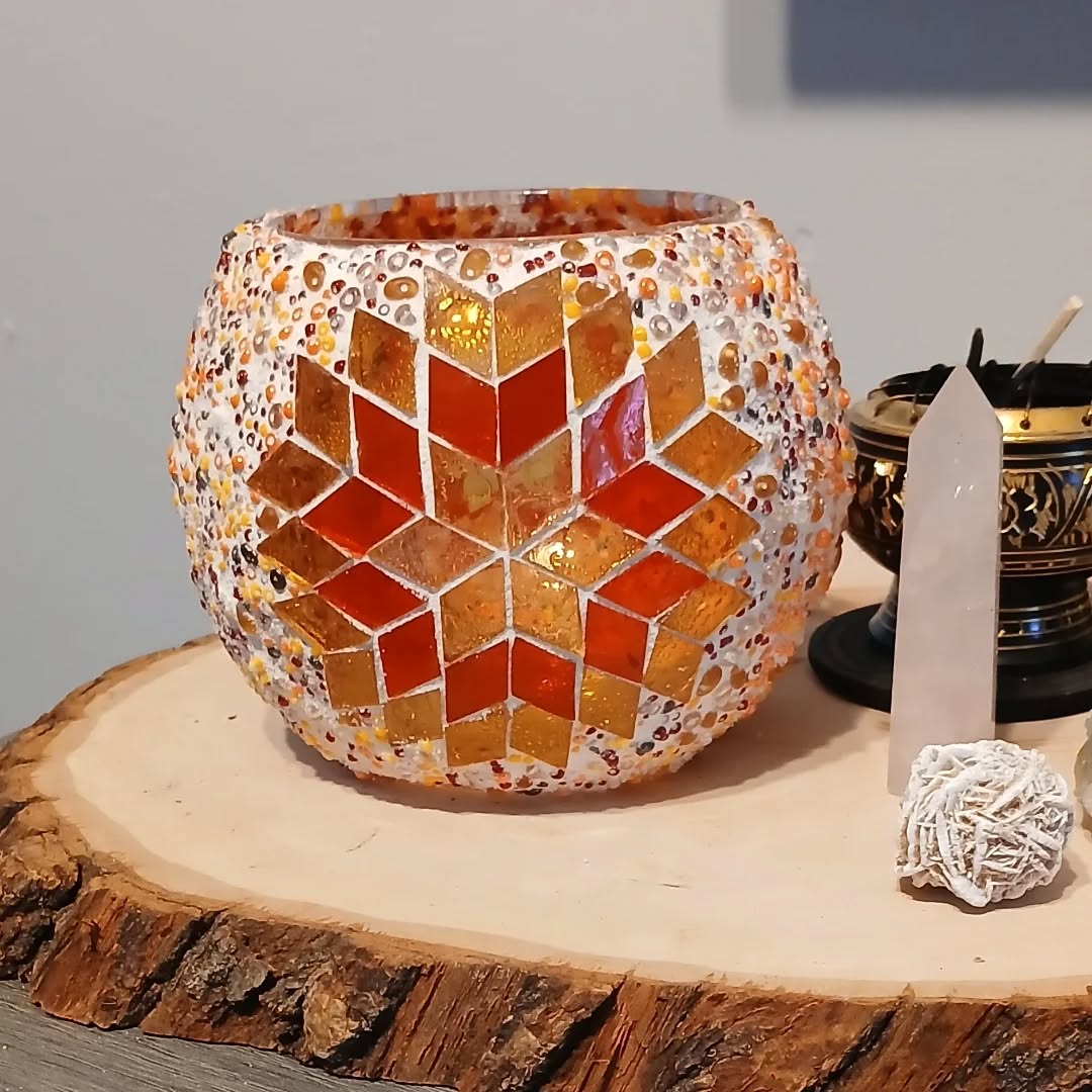 Turkish Mosaic candle holder class