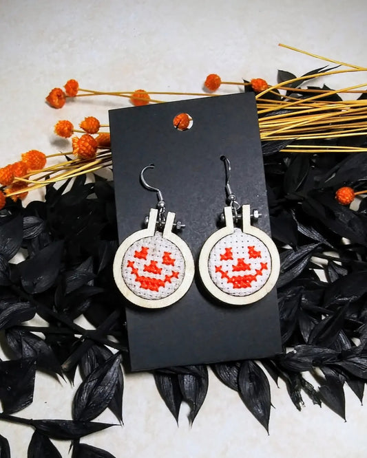 Jack O'Lantern earrings